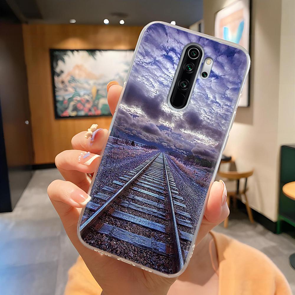 TPU Phone Cases For Redmi Note 8 Pro Case Clear Lovely Flowers Lightweight Cover For Xiaomi Redmi Note8 Pro Phone Housing Fundas