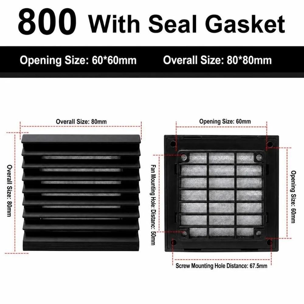 Air Ventilation System ABS Cabinet Ventilation Filter White Without Fan Fan Filter Filter Panel