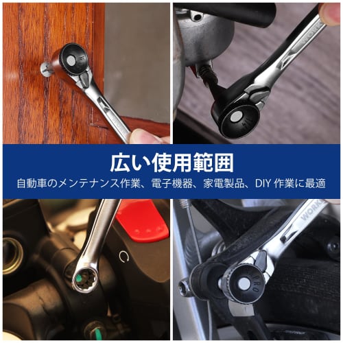 WORKPRO Bit Ratchet Set, Ratchet Driver, Ratchet Wrench, Mini Screwdriver, Double-Head Torx, Hex, Phillips, Flathead, and Pozid Screwdrivers, Repair T