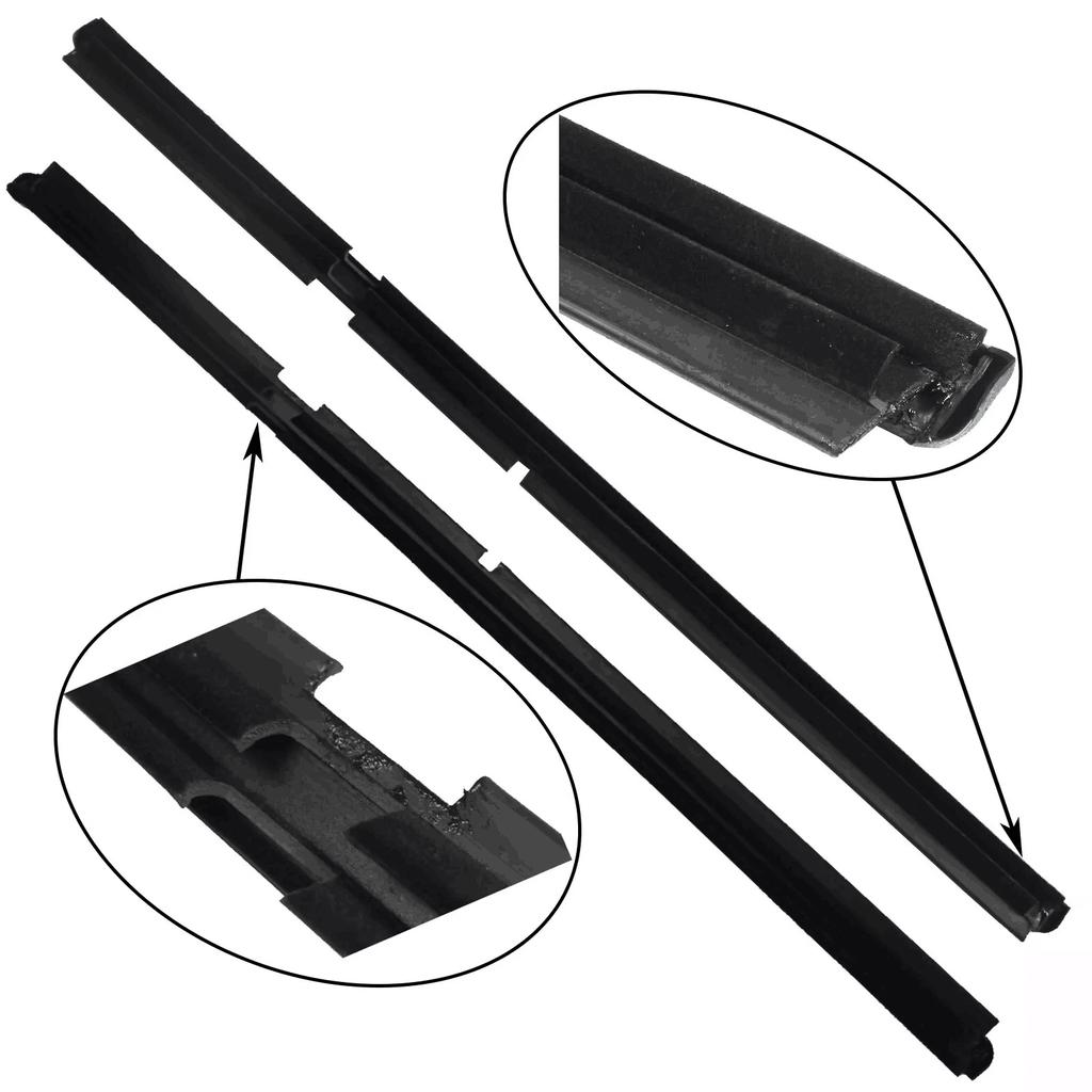 4Pcs/set Car Windows Weather Strip Side Glass Window Pressure Sealant Sealing Strips for Grand Cherokee II WJ WG 1998-2005