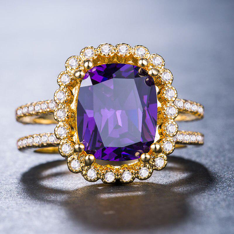 

Элегантные женские кольца Lindon с цирконами диаметром 13 мм, свадебные подарки, золотой цвет 10