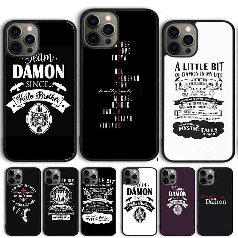A little bit of Damon Vampire Diaries Phone Case Cover For iPhone 17 Air 15 16 Pro Max 14 13 12 11 Pro Max Plus
