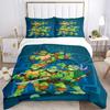 3pcs Turtles, Party Bedding Set: Perfect for Bedroom or Guest Room. Soft and Comfortable with No Core Included yy251031073