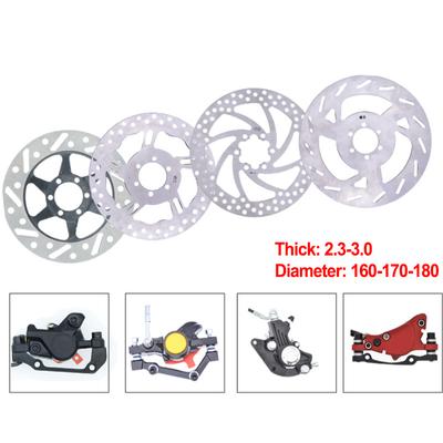 Disc Brake For ROTOR 203MM 6 Hole For Ebike Scooter E-Bike 3MM Thickened