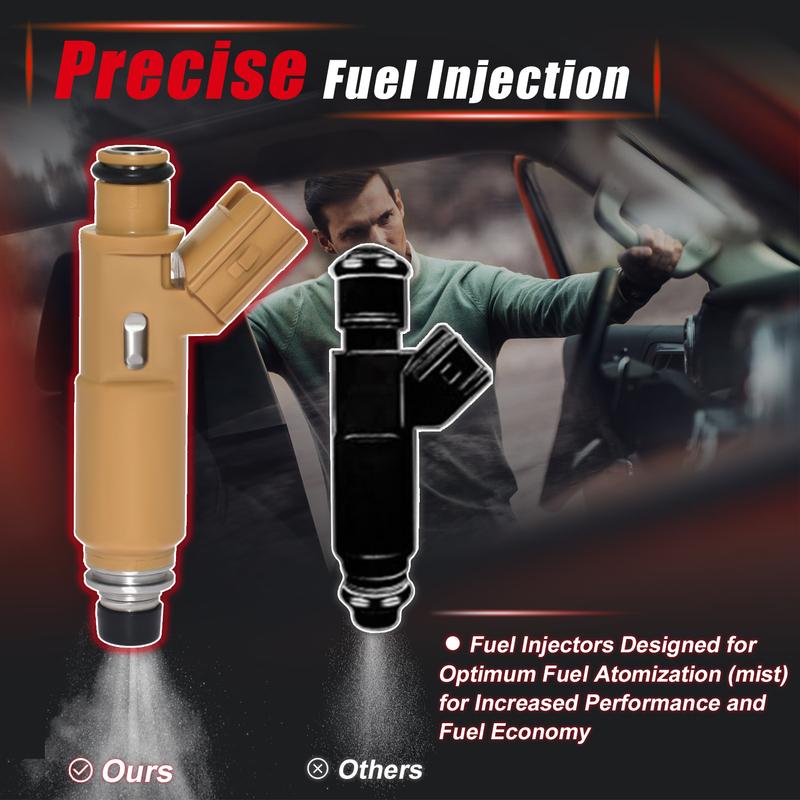 4 Stück Einspritzdüsen für Toyota Celica GTS Pontiac Vibe 1.8L 2000 2001 2002 2003 23209-2 23250-22070 232502 23250-2