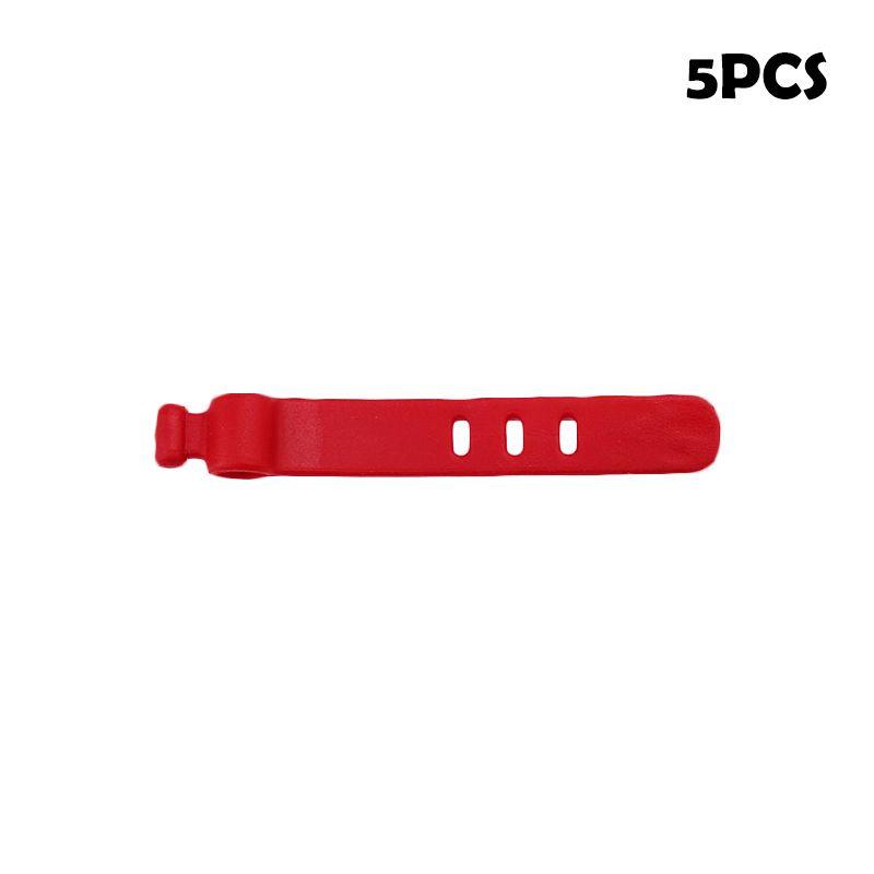 Keep Your Cables Organized With 5pcs Universal Line Storage Clips
