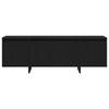 TV Cabinet Black Oak Effect 120 x 30 x 40.5 cm