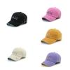 Letter Embroidery Tattered Jeans Sun Hat Cotton Peaked Cap Simple American Retro  Baseball Cap  Men
