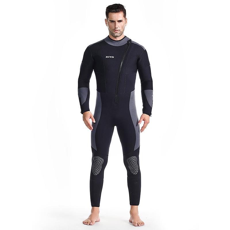 Nuovo 5mm Uomo Muta Invernale Completa Surf Steamer Swim Muta Lunga Muta M-3XL