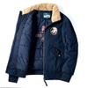 Veste d'hiver rembourrée en coton pour homme, grande taille, col en agneau rembourré, manteau pour homme