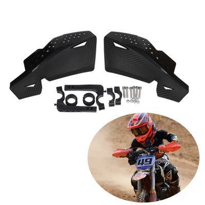 Motorcycle Handguards Hand Guards Protector, CNC Aluminum Alloy Bracket Handlebar Air Deflector