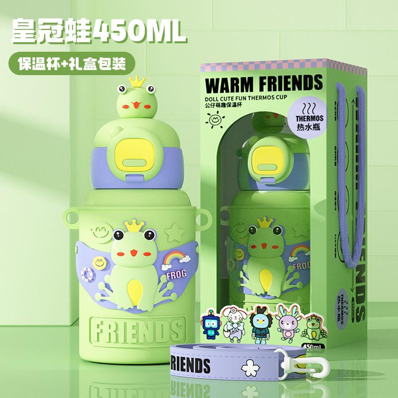 Large capacity portable double drink outdoor male and female students high value water cup