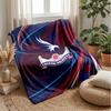 Couverture Flottante en Flanelle Imprimée Football Crystal Palace, Couverture Jetée Douce Chaude Légère pour Canapé Lit Camping