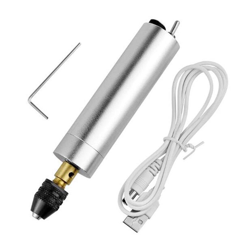 5V Mini Elektrischer Gravur Schnitz Meißel Stift Set Elektrowerkzeug Zubehör Tragbares Miniaturwerkzeug
