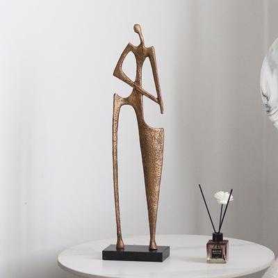 Modern Light Luxury Abstract Character Nordic Bookshelf Wine Cabinet Entrance Model Room Craft Decoration Sculpture Art Ornaments