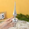 Christmas Tree Topper Gold Ornament - Handicrafts Tip-Shaped Decor, Elegant Home Decoration for Xmas Holiday