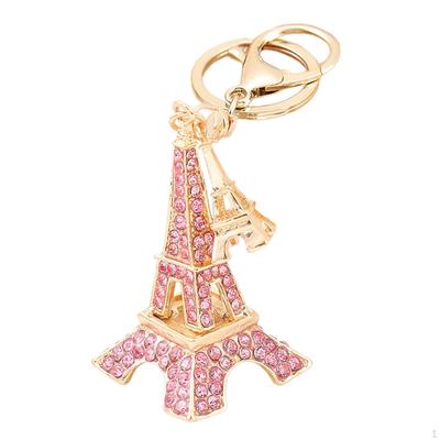 Paris Schlüsselanhänger Auto Schlüsselanhänger Chic Home Schmuck Tischdekoration Metall Charm Dankeschön Geschenke Frauen Tasche