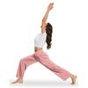 Modern Loose Fit Women's Sport Pants, Pink, for Training and Relaxation, Stylish Comfort