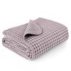 Soft Cotton Waffle Knit Baby Swaddle Blanket Wrap Sleep Sack Anti-Kick Cover Newborn Toddler
