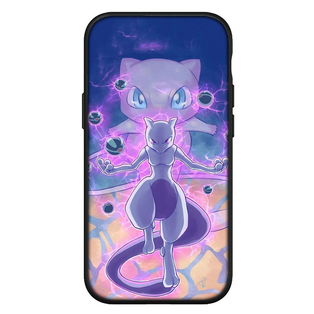 Cover for iPhone 17 16 15 Xiaomi Poco Redmi Note 14 13 12 11 Pro Max 16ESamsung Galaxy S25 S24 S23 OPPO Huawei Mew Pokemon Pikachu Mewtwo Phone Case