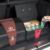 Lexus Car Trunk Leather Storage Box Stowing Tidying Bag For Lexus F SPORT ES RX NX LS UX LM LX GX LC RZ IS CT GS RC HS SC LXB