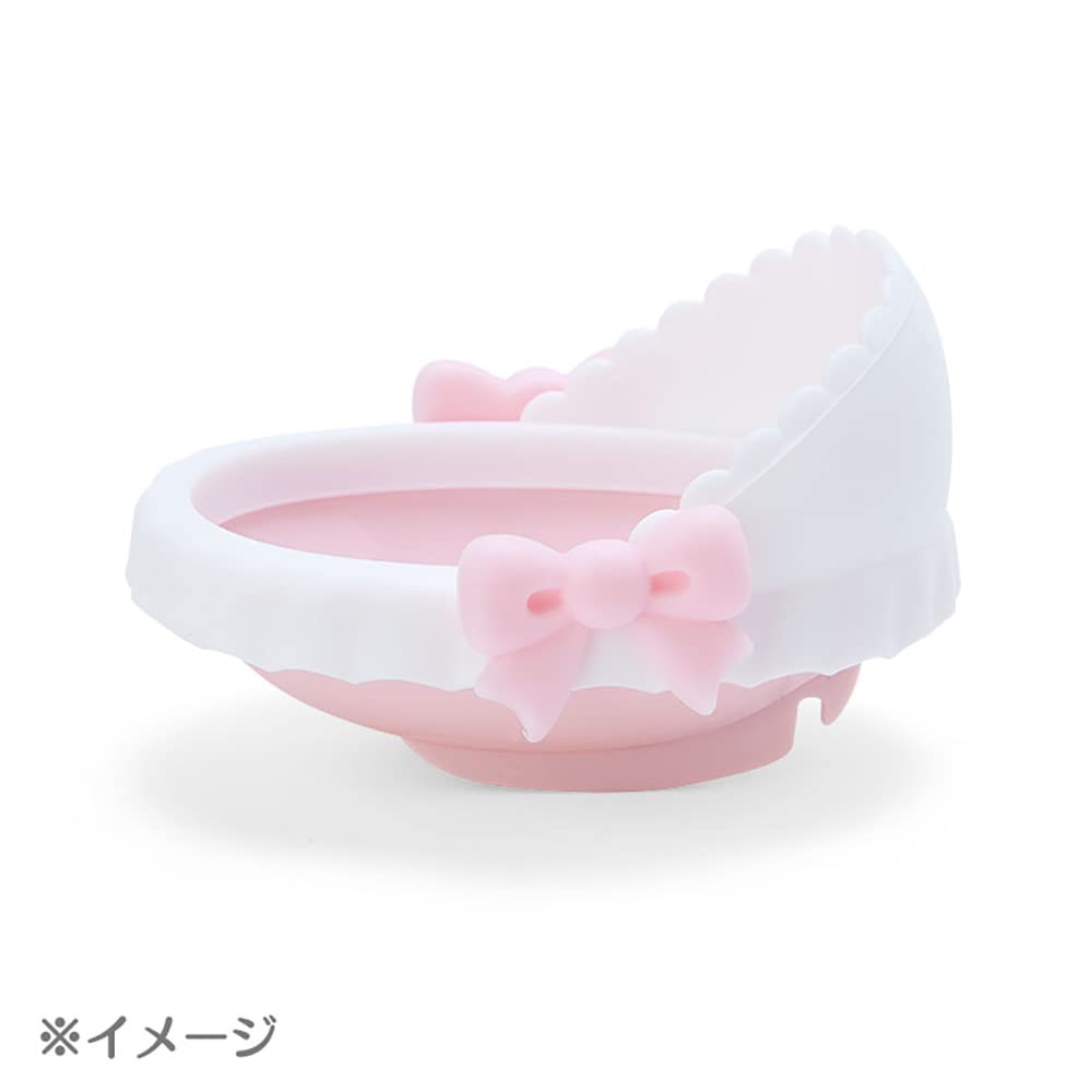 Sanrio Pompompurin Cradle Mascot 744972 White/Yellow