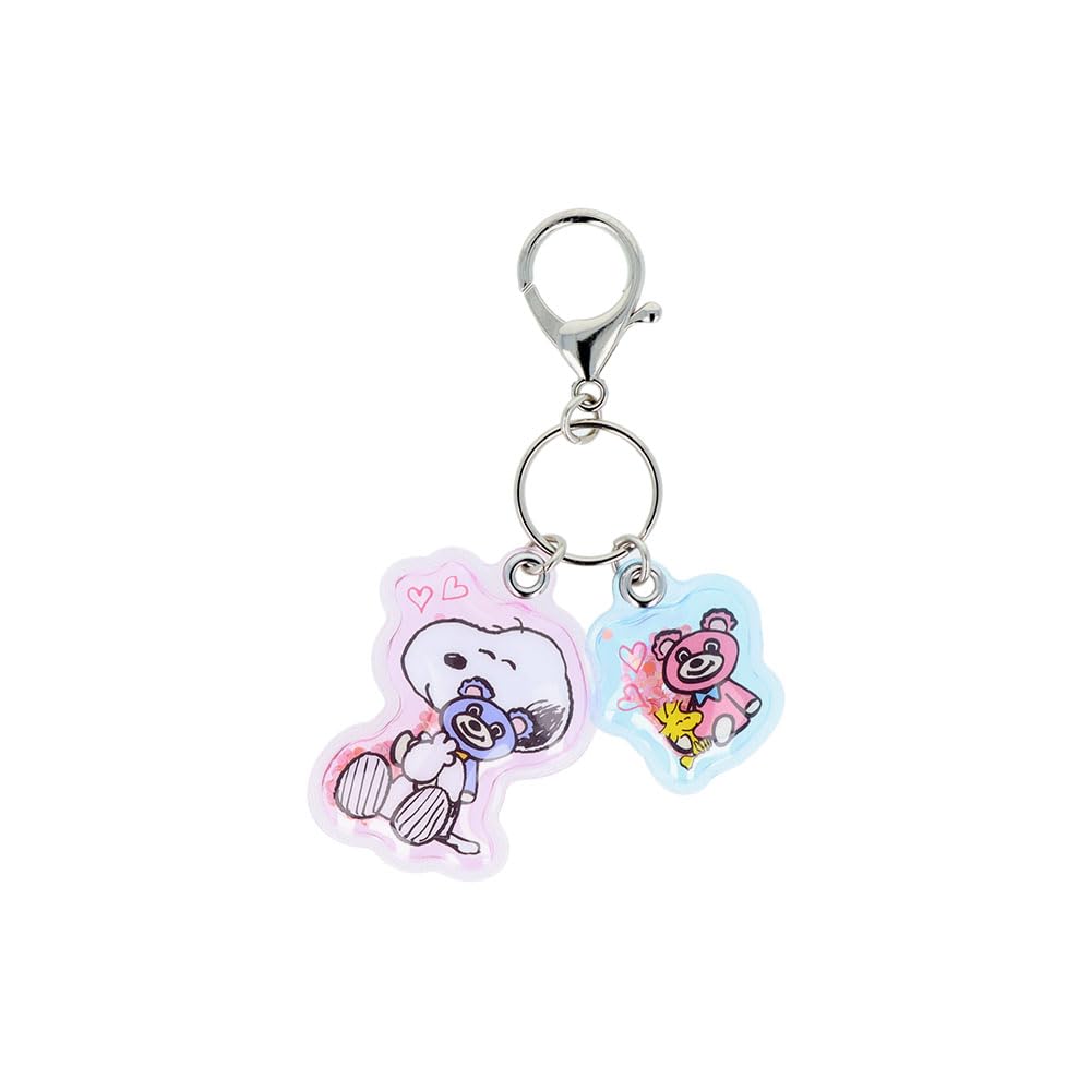 Sun-Star Stationery Snoopy Keychain, Double Pastel, S8350612