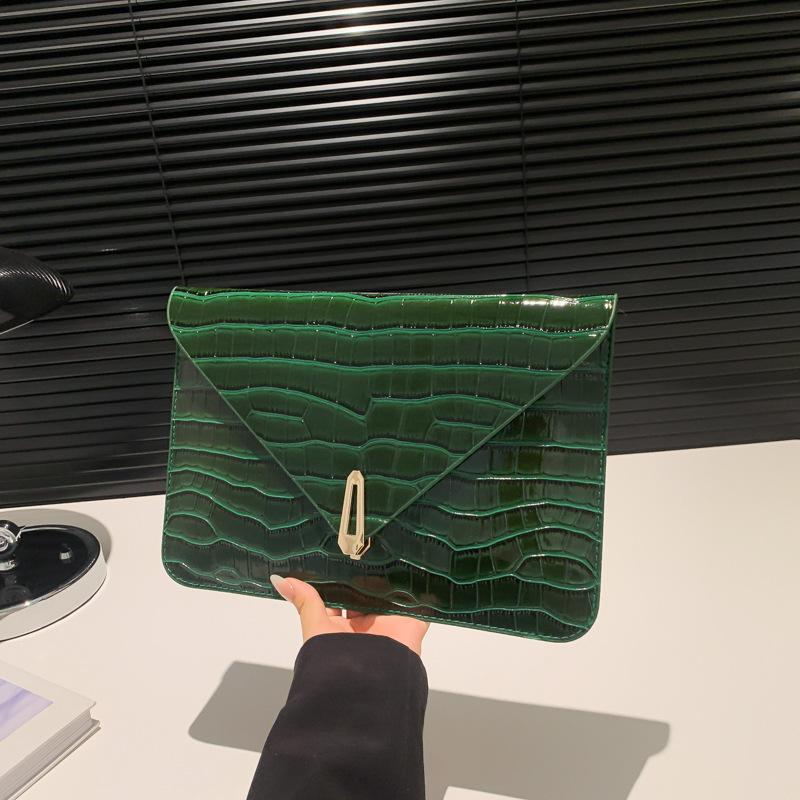 Fashionable New Style Summer Casual Personality Stylish Beautiful Fashionable Simple Hand-held Envelope Female Square Bag