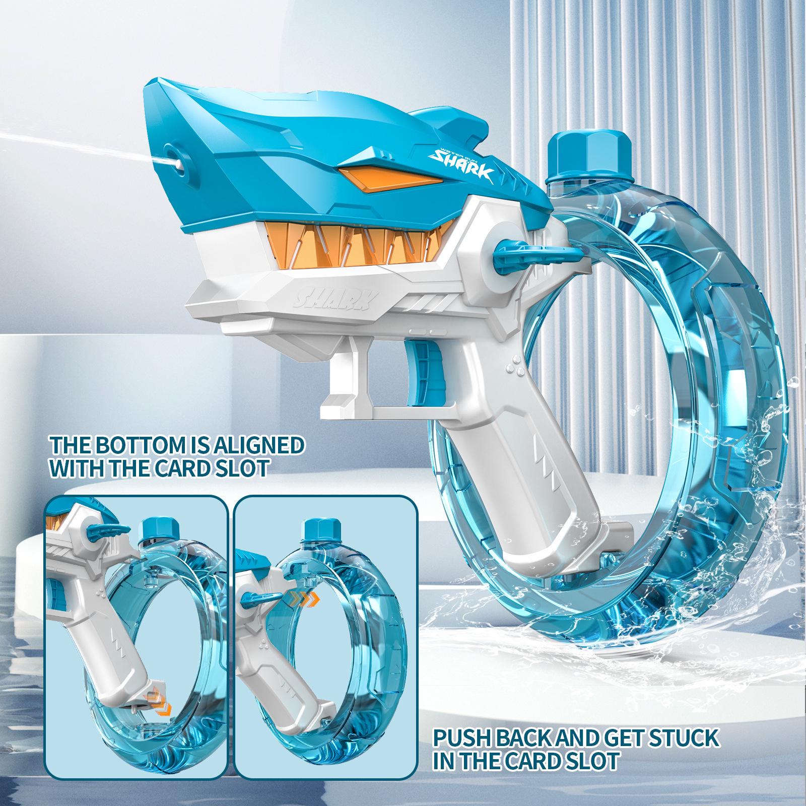 

Electric Shark Water Gun: Automatic, Large Capacity, Children s Toy Water Sprayer