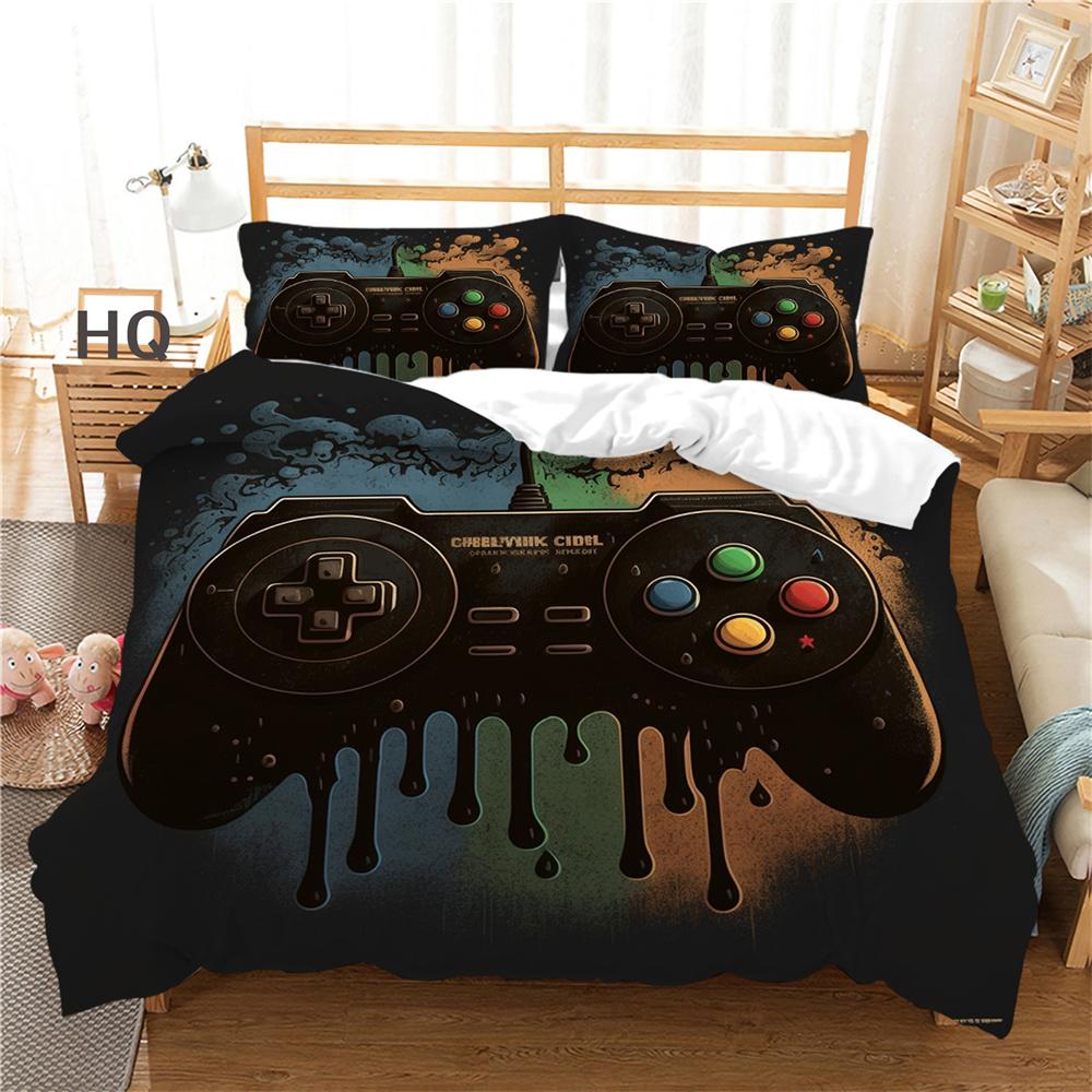Trösterbezug-Set für Teenager, 3D-Spielekonsolen-Druck, Heimtextilien aus hochwertigem Polyester