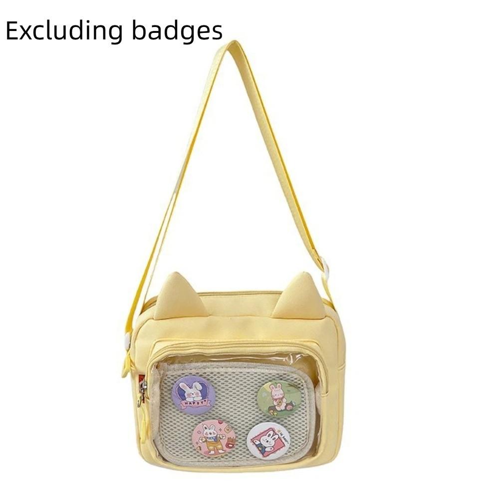 Japanese JK Shoulder Bag Y2k Transparent Crossbody Bag Fashion Small Square Bag  Student