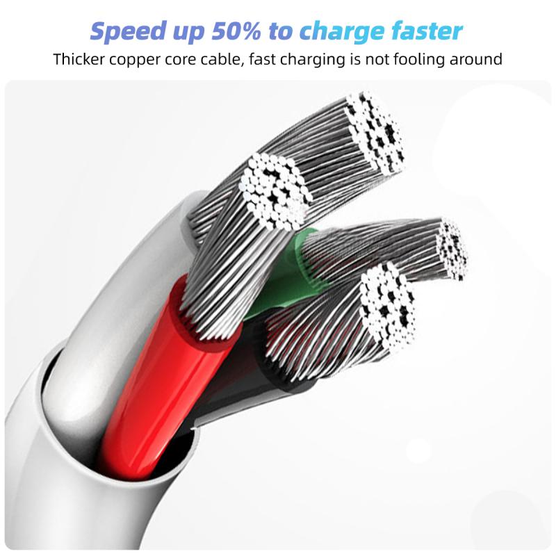 Fonken Stray Dog USB Cable 2A Fast Charging Cable USB Type C Fast Charger Cable Lightning Cable for iPhone