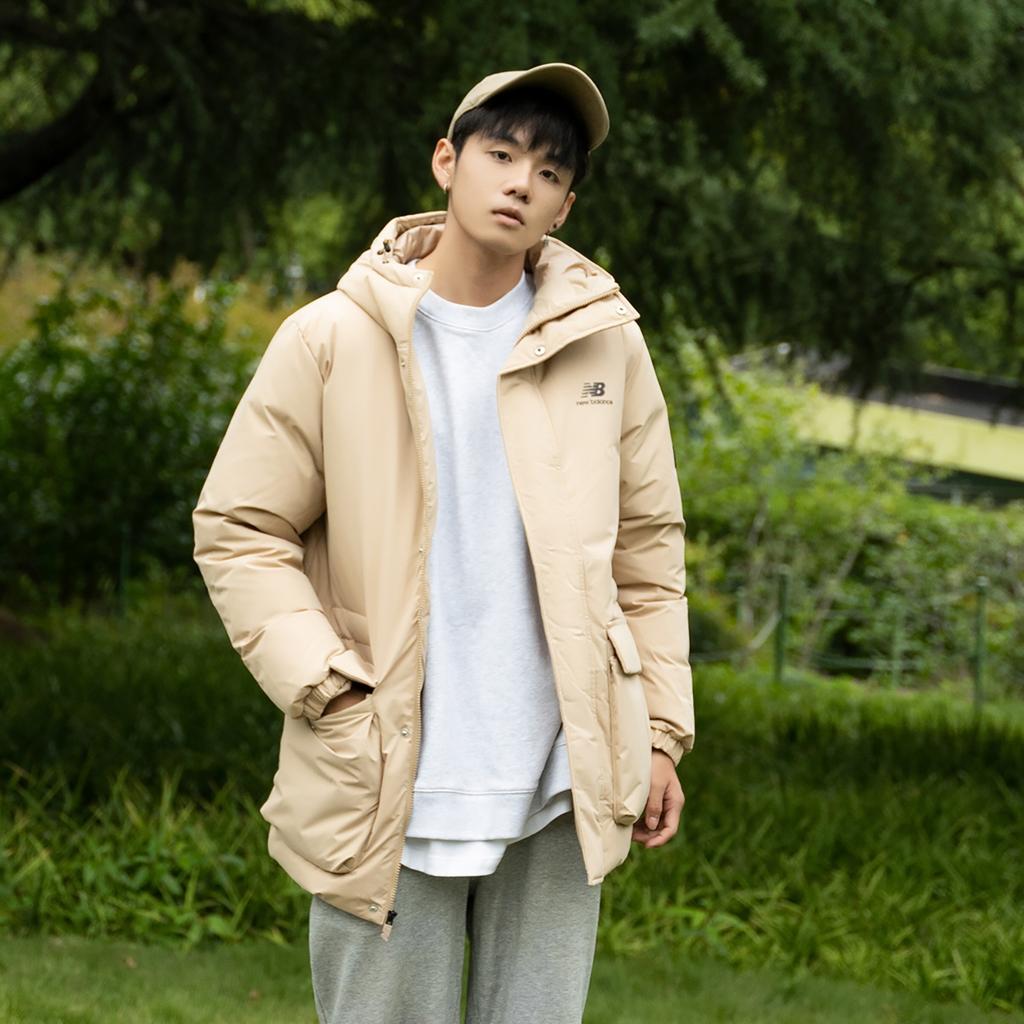 New Balance Windproof Down Jacket Asia Sizing 'Khaki' Unisex AMJ23341-INC