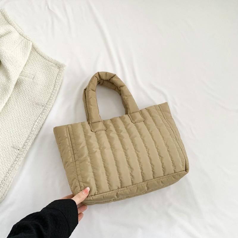 

Stylish Minimalist Tote Bag For Women In Black Beige Pink Blue And Khaki With Large Capacity хакі