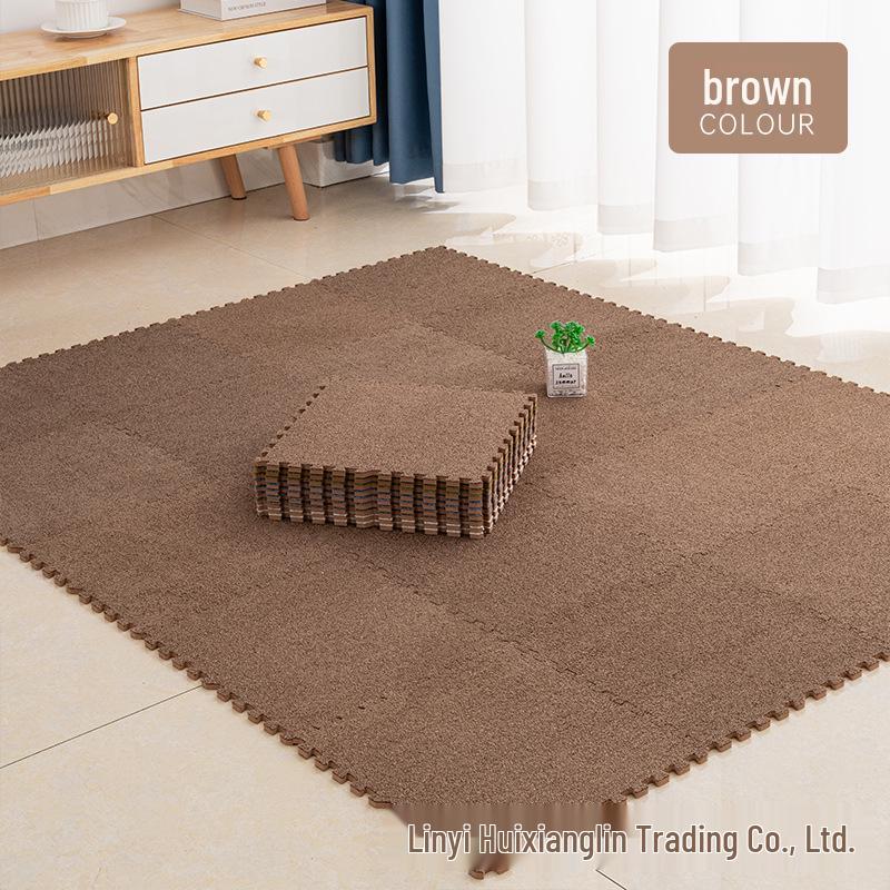 Large Fluffy Carpet Foam Floor Mat for Children's Bedroom, Bedside, and Bay Window – Customizable Size