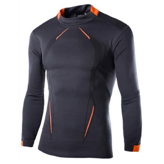 Bottom Shirt Autumn Heavyweight Waffle Long Sleeved Men'S T-Shirt High Neck Casual Pullover Knitted Sweater