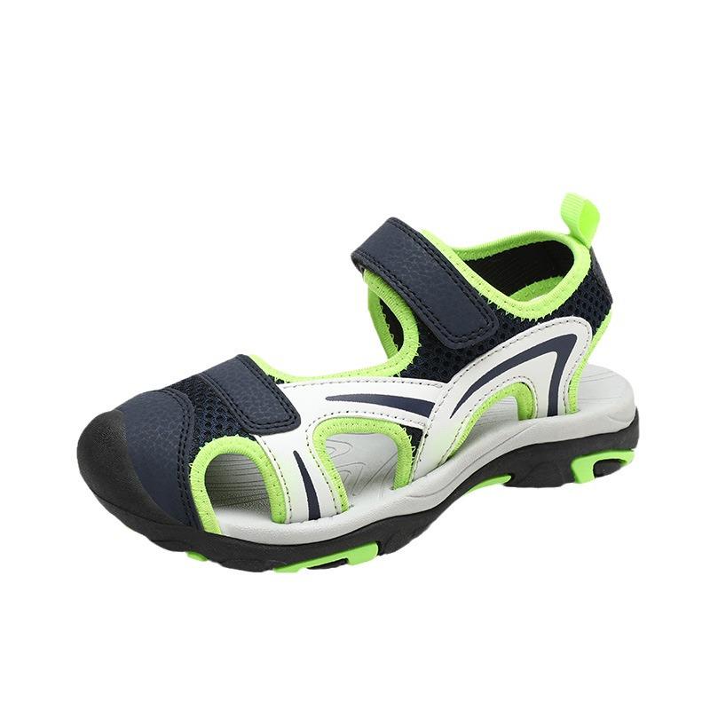 Baotou Kids' Non-Slip Breathable Korean Style Sandals - Fashion Beach & Sports Shoes for Boys