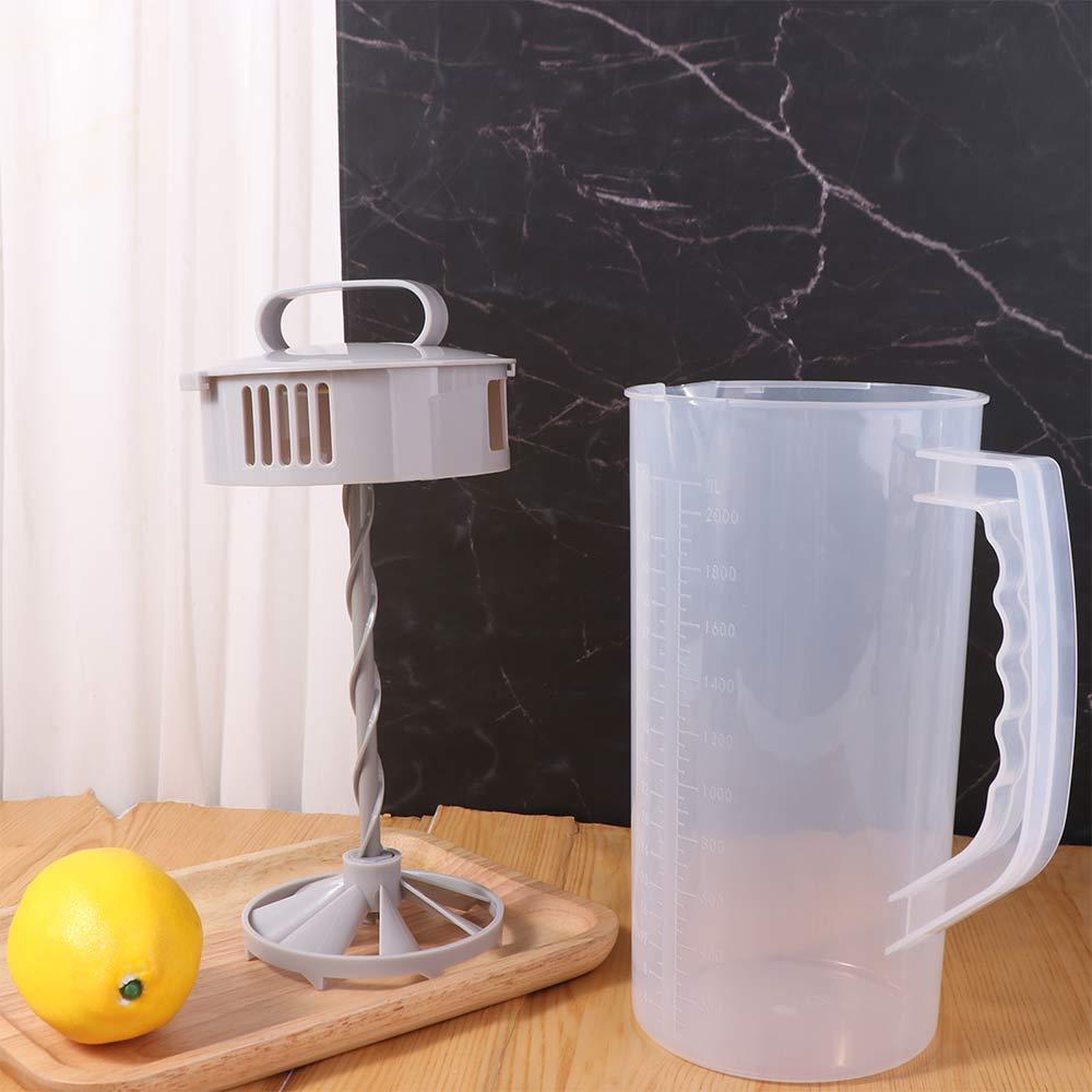 Manual Mixing Pitcher Heat Resistant Beverage Blending Container  Milktea Shop