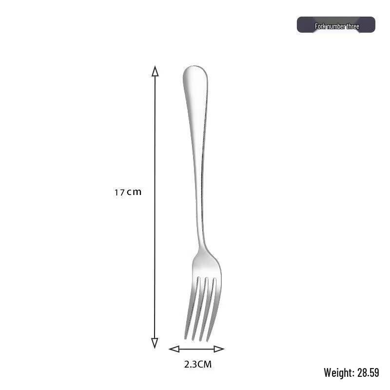 

Thickened Stainless Steel Dinner Fork Set