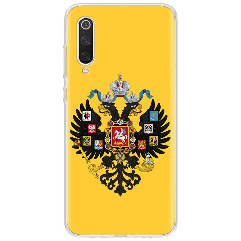 russia Flag coat of arms Phone Case For Xiaomi Poco X5 X6 X7 Pro F7 Ultra M7 Redmi 15C 15 13C 13 12C 12 10 10C 10A 9 9C 9T 9A Co