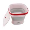 10.5L Small Washing Machine Fully Automatic Blue Lighting Deep Cleaning Foldable Washer for Apartment Dormitory Hotel