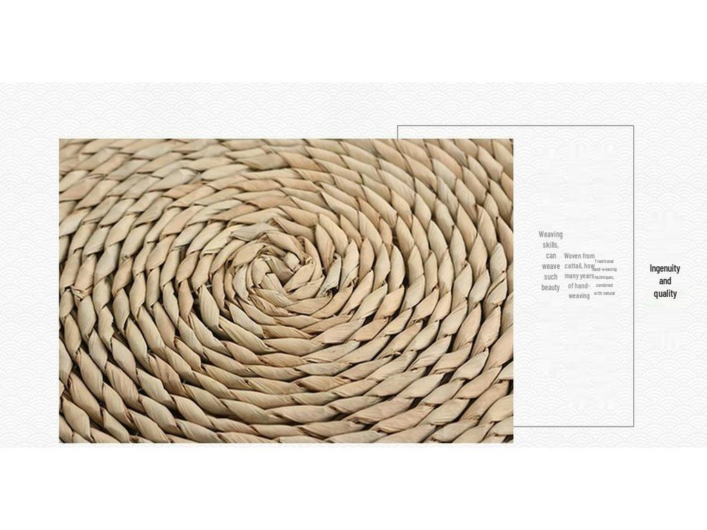 Japanisches gewebtes verdicktes Zen-Meditations-Bodinkissen für die Teezeremonie und Buddha-Verehrung