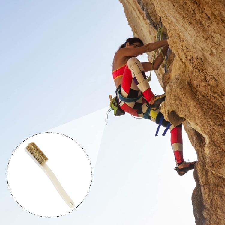 2pcs Portable Climbing and Bouldering Brush Boulder Cleaning Tool Chalk Supplies