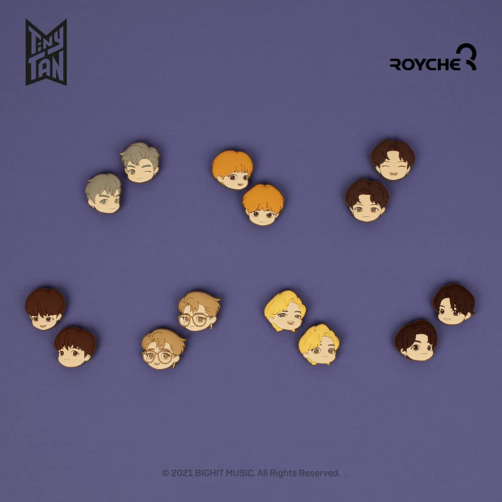 ROYCHE TinyTAN Rubber Pin Badge (SUGA) TinyTAN-PBR-D-SG