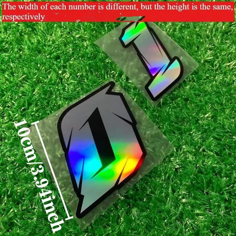 0123456789 Color Laser Number Car Motorcycle Stickers Fuel Tank Fairing Diy Moto Helmet Body Vinyl Decals Accessories