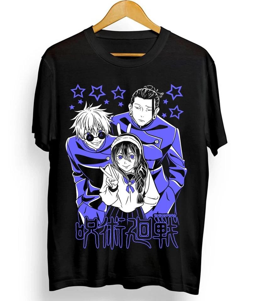 Jujutsu Kaisen Tshirt Geto Suguru Gojo Girl Anime Gift Black S