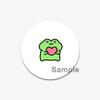 32/44/58mm Cartoon Animal Simple Drawing Badges Frog/ Cat/Squirrel/Lizard, Duck Art Brooch Backpack Decor Accessories Gifts Pins