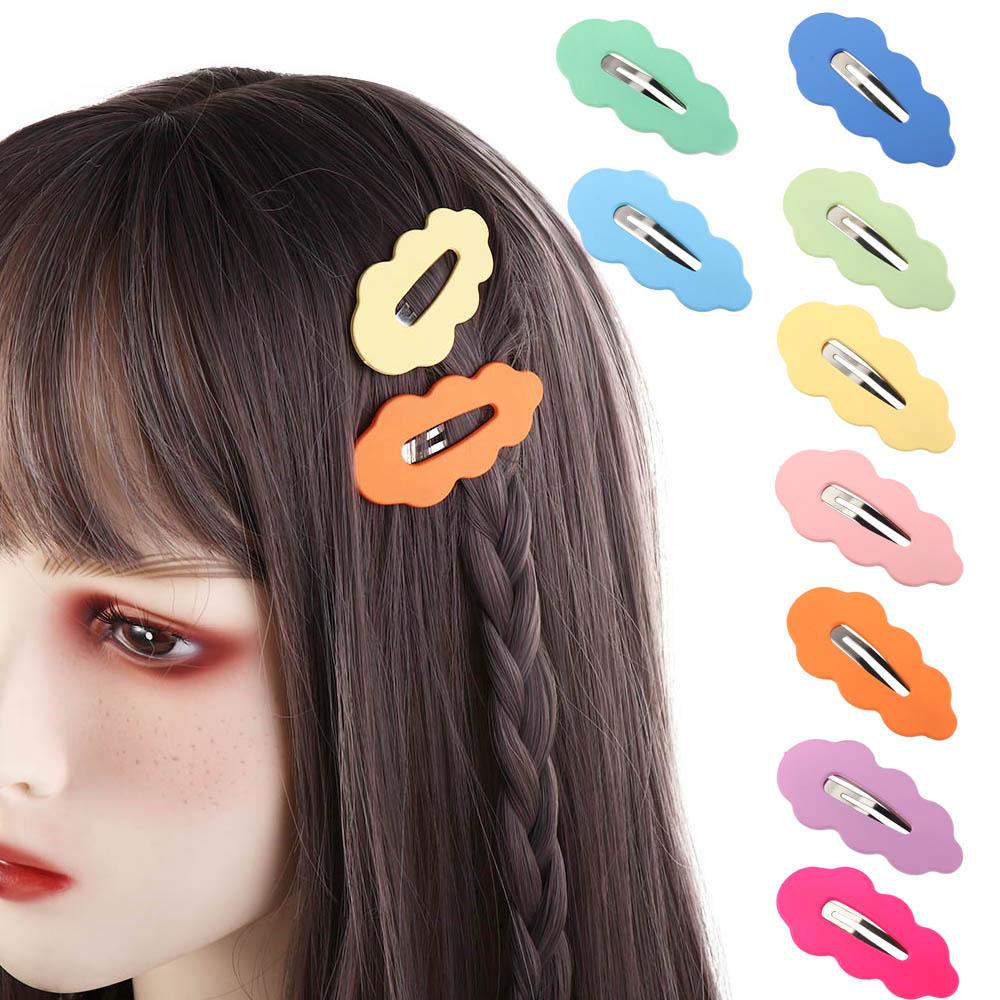 

Duckbill Clip Bangs Clip Korean Style Hairpin Hair Accessories Female Barrettes Wave Hair Clip зелений