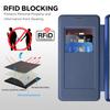 Leather Flip Magnetic Case for Samsung Galaxy S26 Ultra S25 Fe S24 Plus S23 S22 Wallet Wireless Charging Card Slots Phone Cover