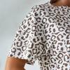 Leopard Print Pajama Set for Women - European & American Fashion
